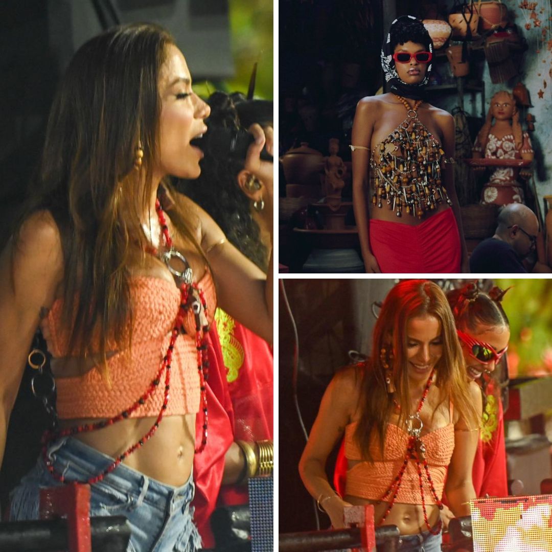 Anitta usa acessórios de marca baiana em look de Carnaval; conheça a Só Close BB