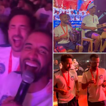 Bahia celebra título do Campeonato Baiano com festa no Restaurante Amado