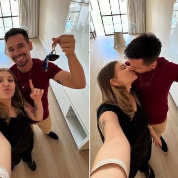 Isabel Veloso e Lucas Borbas estão de casa nova e comemoram: “Vários sentimentos misturados”