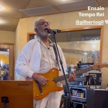 Gilberto Gil ensaia em estúdio a uma semana de estreia da turnê Tempo Rei em Salvador