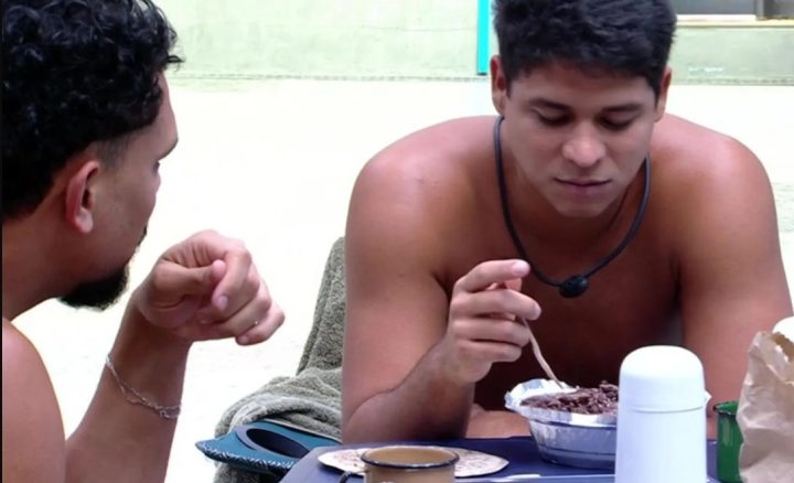 BBB 25: Isolados, Guilherme e Vinícius recebem marmita pior que o ‘Tá com nada’