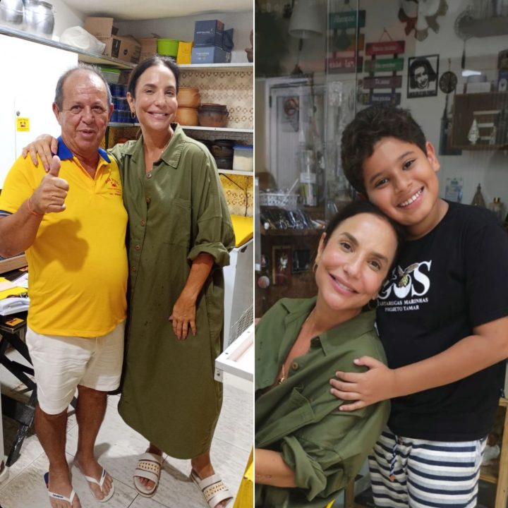Ivete visita bar na Pituba que serviu de inspiração para personagem de novela da Globo