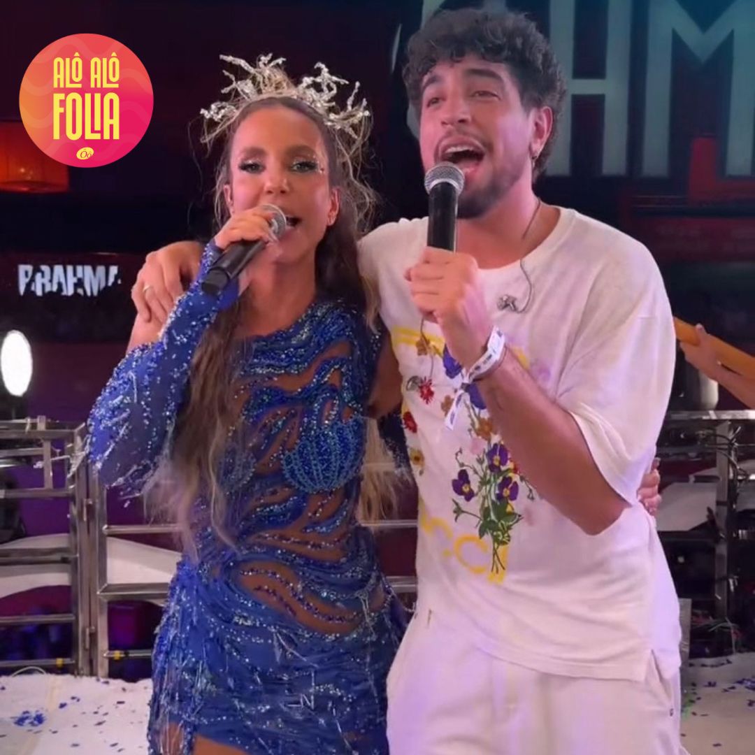 Nattan faz dueto com Ivete Sangalo e rouba cena no circuito Barra/Ondina, no carnaval de Salvador