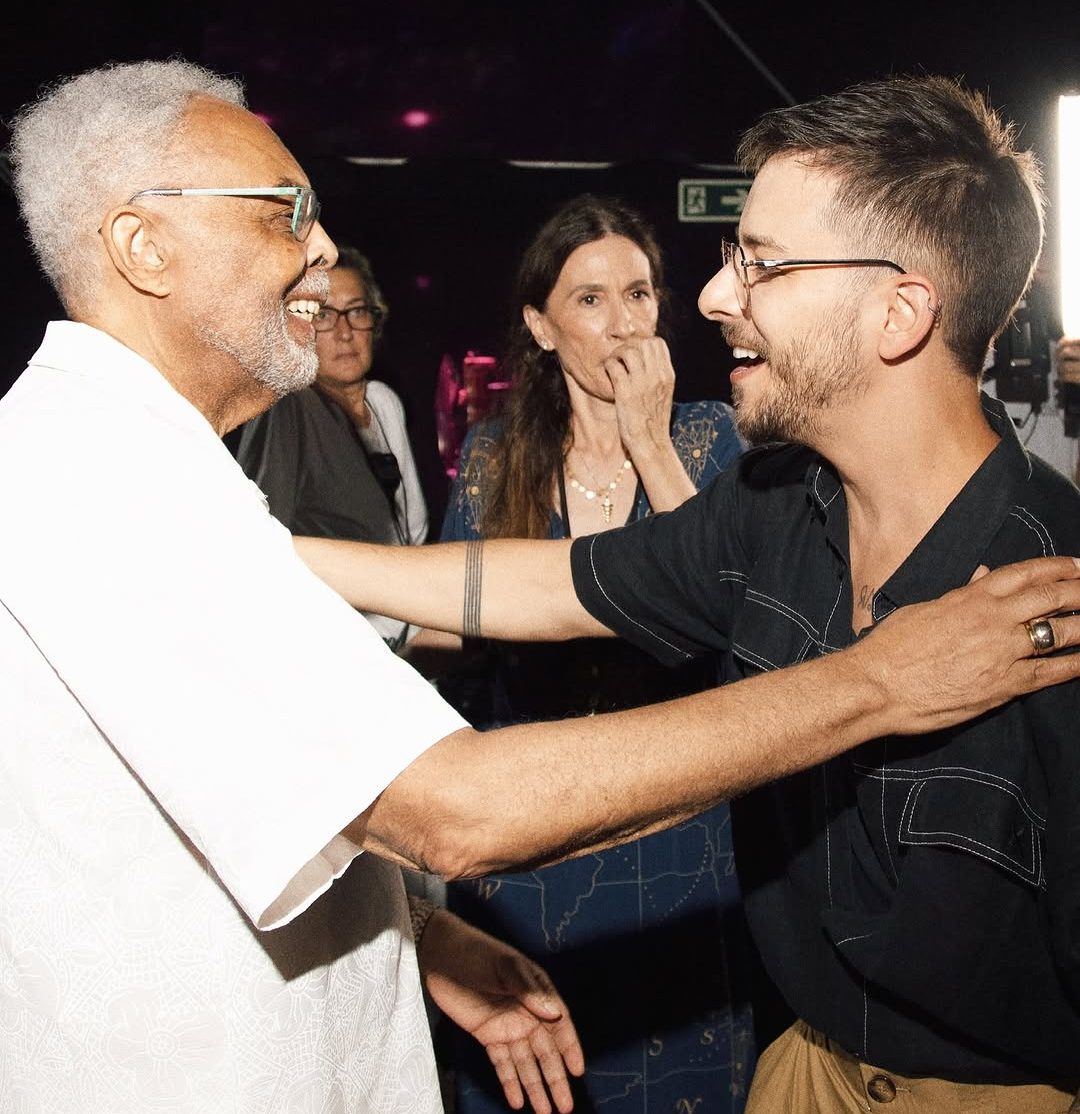 Júnior Lima abre álbum de fotos em Salvador após estreia da turnê de Gilberto Gil: ‘Emoção do início ao fim’