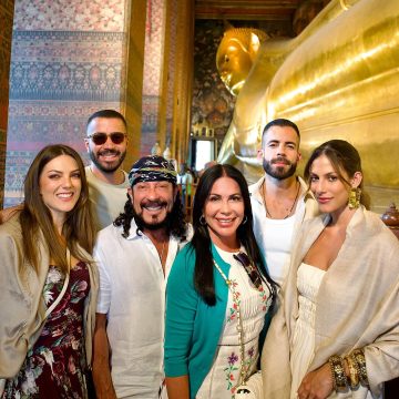 Em família! Com Bell Marques e Aninha, Mari Gonzalez e Pipo conhecem templos religiosos na Tailândia: ‘Surreal de lindo’