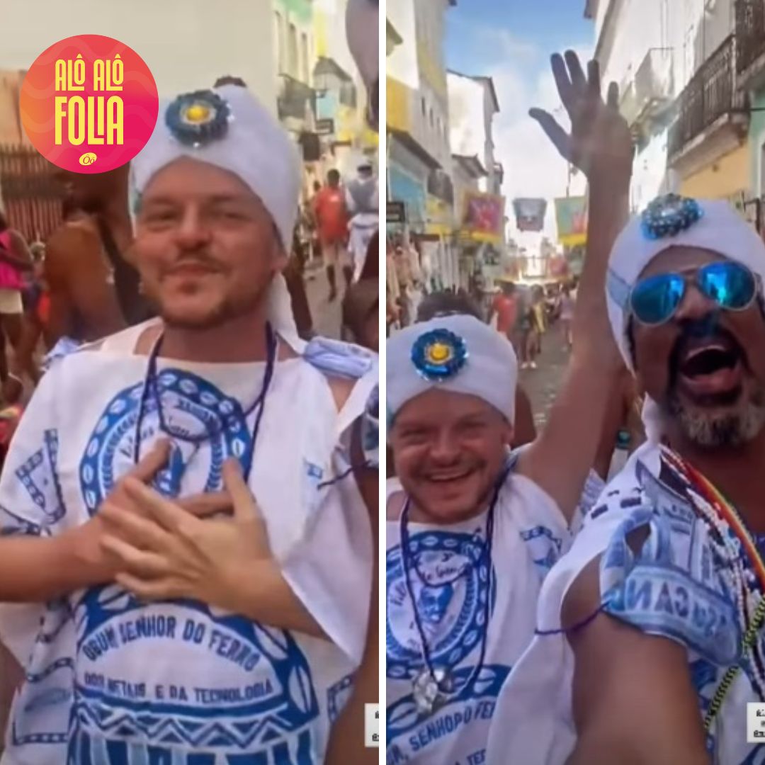 No Carnaval de Salvador, Matheus Nachtergaele mostra bastidores para chegar no circuito