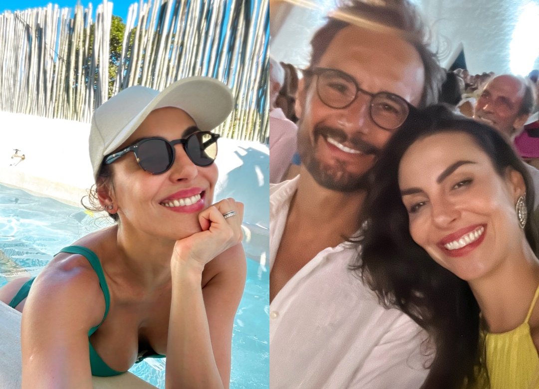 Mel Fronckowiak compartilha álbum de viagem com Rodrigo Santoro no Sul da Bahia; veja fotos