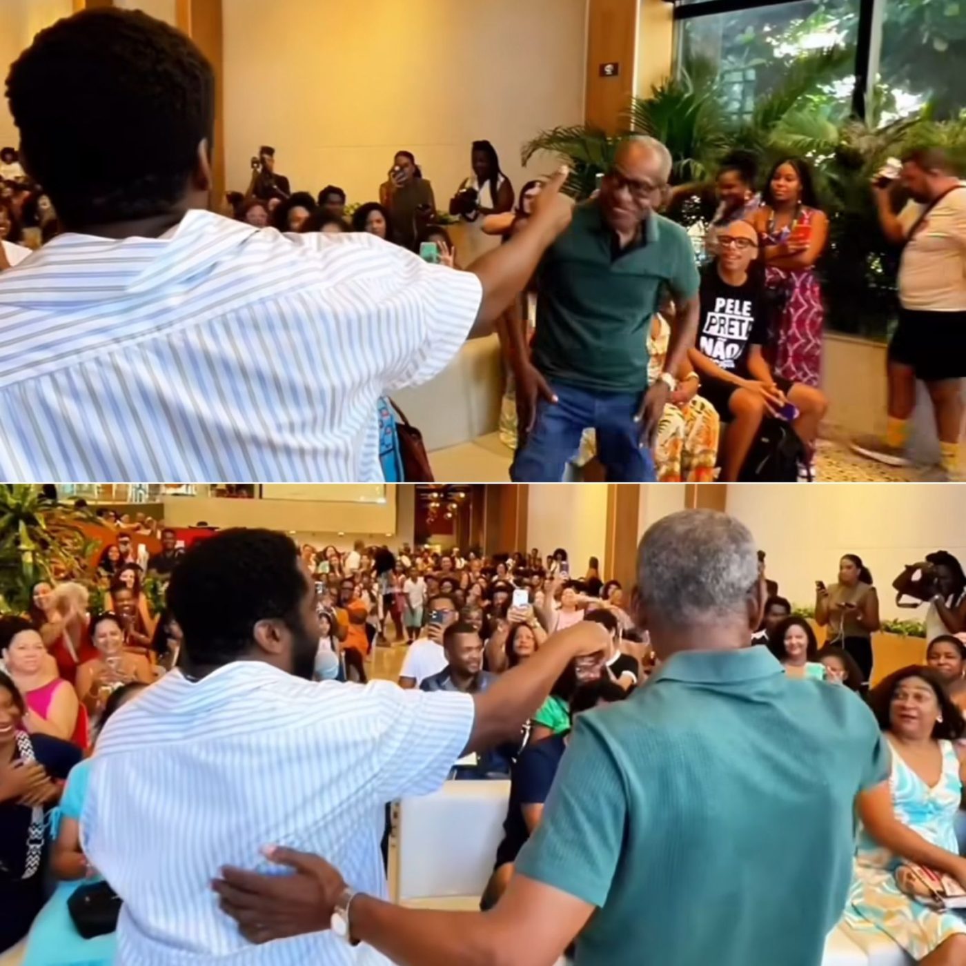 Pai de Lázaro Ramos participa de lançamento do livro do filho em Salvador