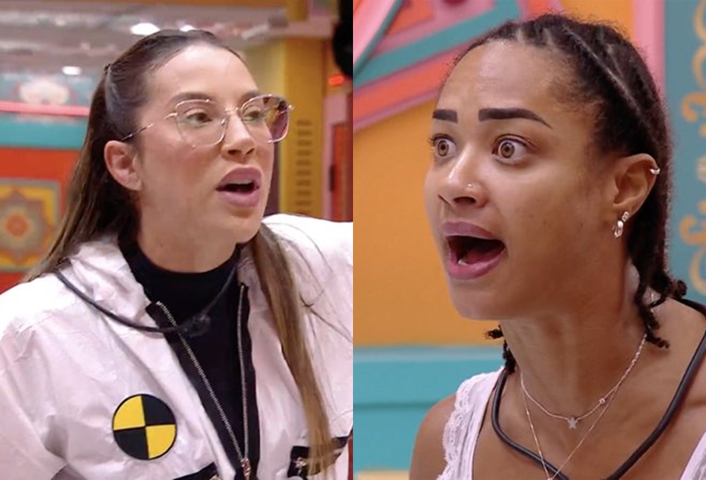 É treta! Renata volta para casa do BBB 25 e bate-boca com Aline: ‘Você é cobra’