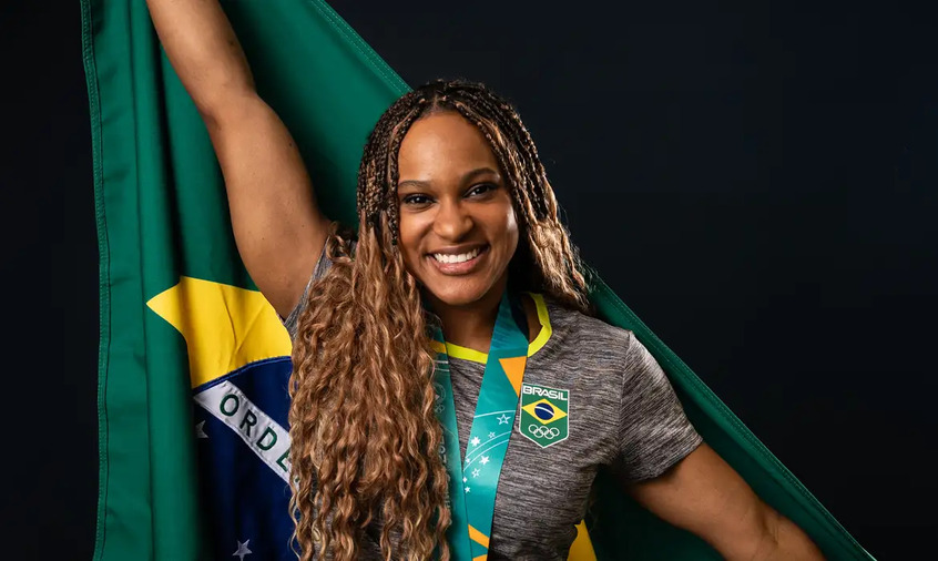 Rebeca Andrade é indicada ao ‘Oscar do Esporte’