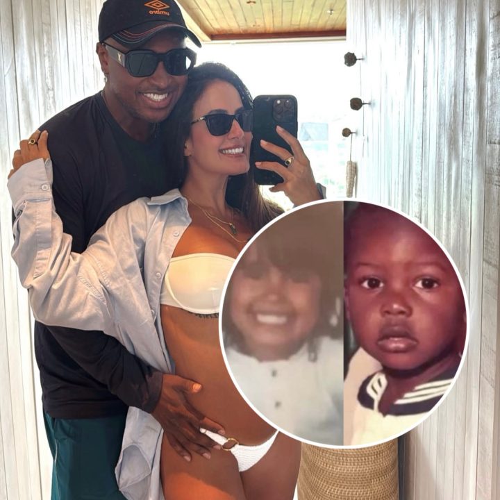 Carol Peixinho relembra infância dela e de Thiaguinho antes de descobrir sexo do primeiro filho