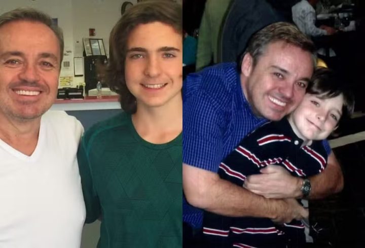 Filho de Gugu Liberato revela fotos raríssimas da infância ao homenagear pai