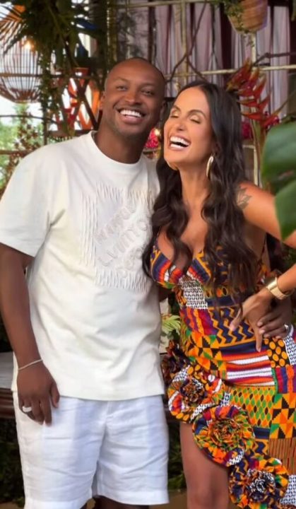 Grávida do primeiro filho e ao lado de Thiaguinho, Carol Peixinho celebra aniversário com festa em Salvador; veja fotos