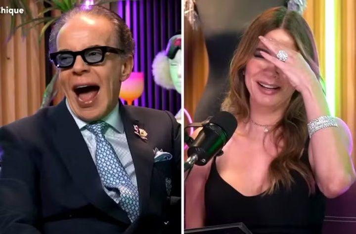 Chiquinho Scarpa lembra festa em que Luciana Gimenez ficou grávida de Mick Jagger, e ela brinca: ‘Vamos pular’