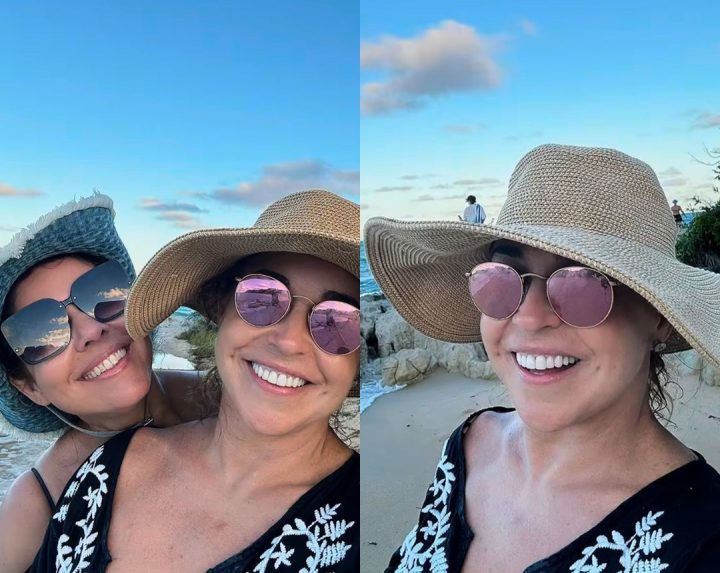 Daniela Mercury curte férias no sul da Bahia ao lado de Malu Verçosa: ‘Amamos estar assim’