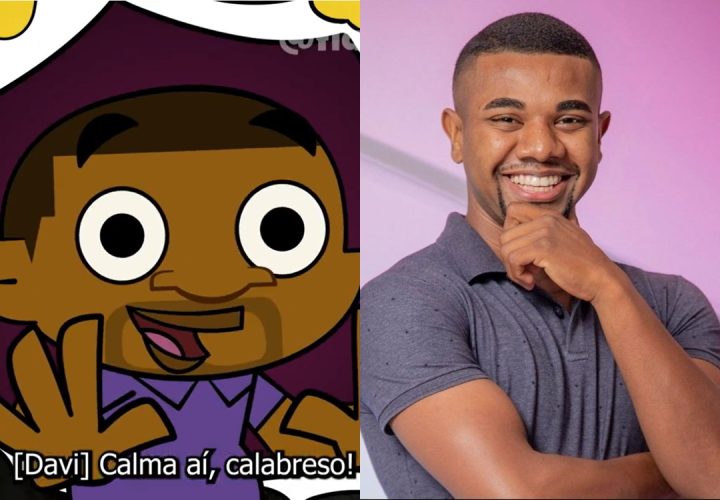 Após memes, Davi Brito vira desenho animado e chama atenção da Netflix