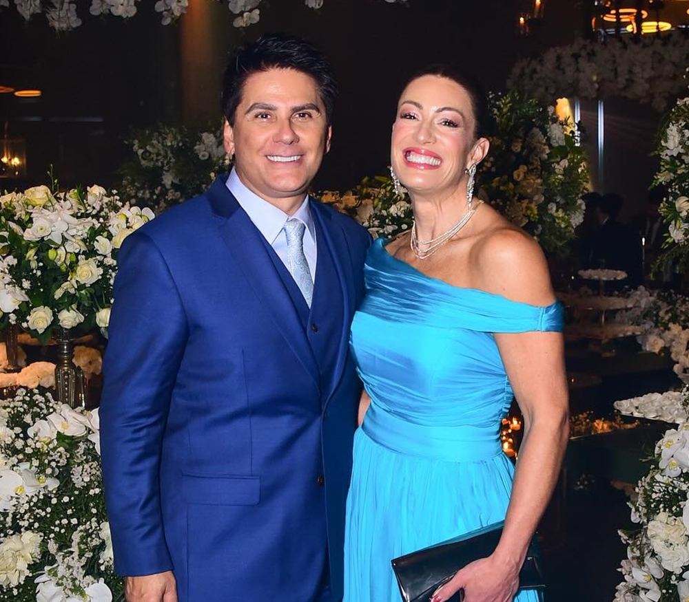 Bodas de prata! Elaine Mickely e César Filho comemoram 25 anos de união: ‘Realizados’