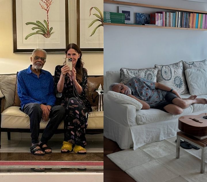 No Rio de Janeiro, Gilberto Gil abre álbum de fotos do feriadão em família