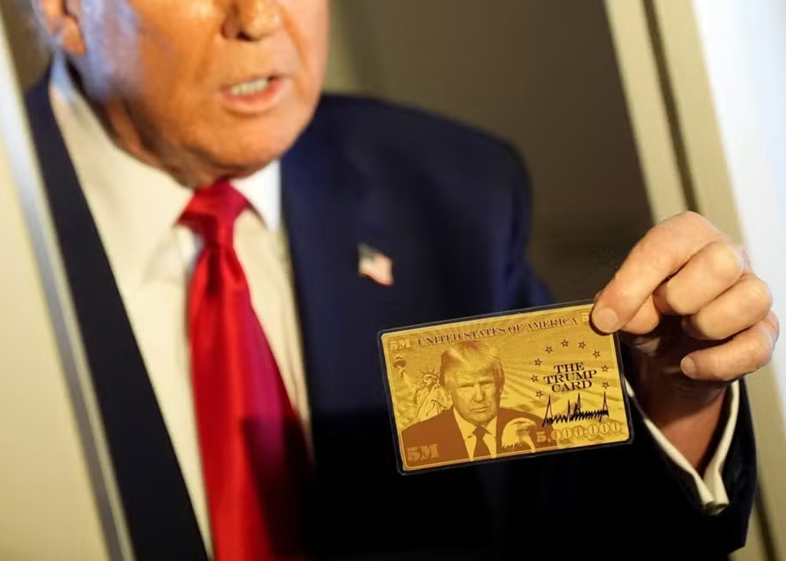 Trump lança o ‘Gold Card’, visto com cidadania americana que custará quase R$ 30 milhões