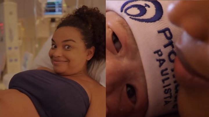Lucy Ramos compartilha primeiras imagens da filha Kyara e revela parto de 16 horas