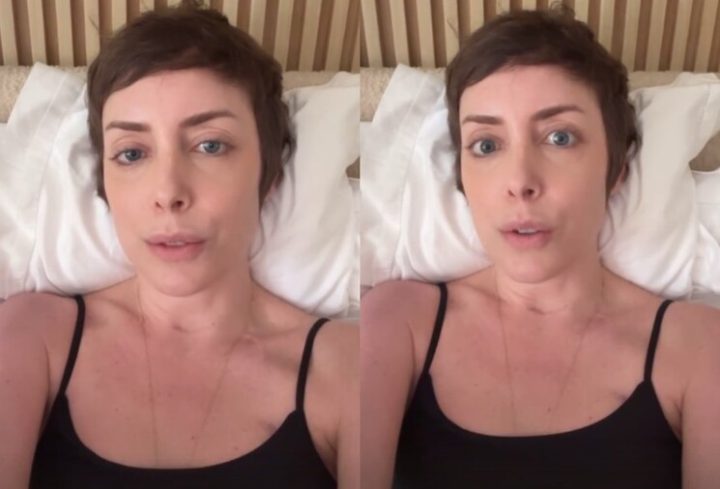 Fabiana Justus é socorrida pelo marido após crise de labirintite na academia