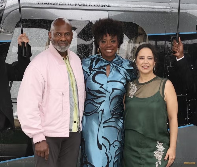 Viola Davis participa do lançamento do filme G20 no Rio de Janeiro