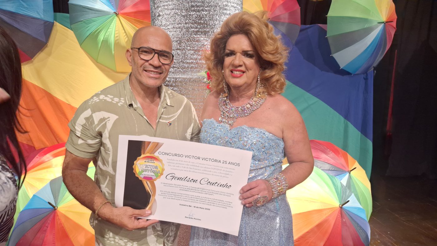Ativista baiano recebe título de embaixador do principal concurso de beleza gay do Vale do São Francisco