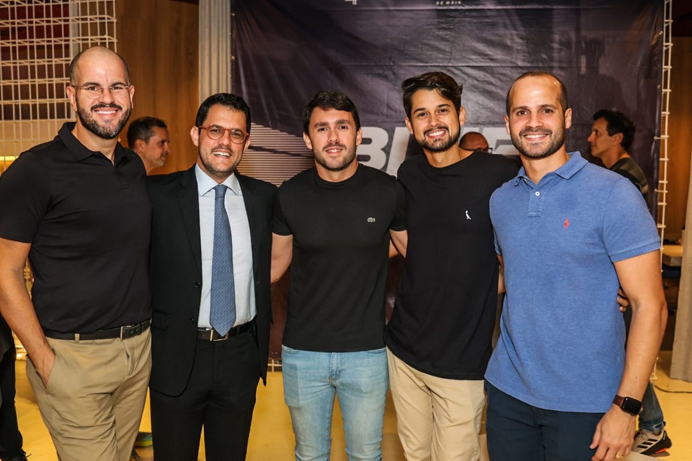 Kiolo, Felipe Brandão, Leonardo Carneiro, Victor Torres e Matheus Brazileiro