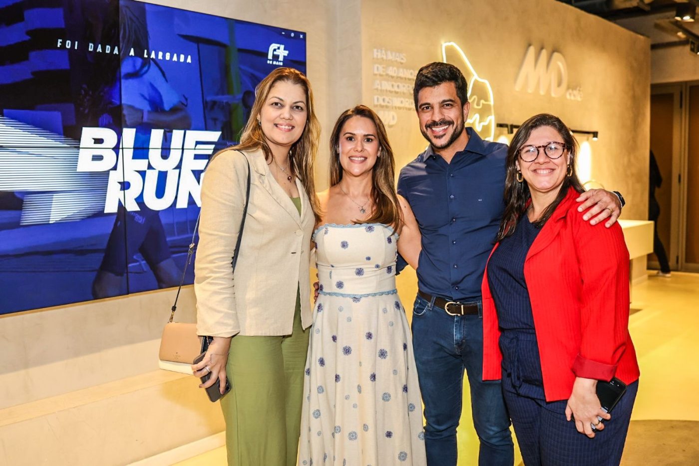 Simone Novais, Sabrine Leão, Nilo Leão e Adriana Saraiva