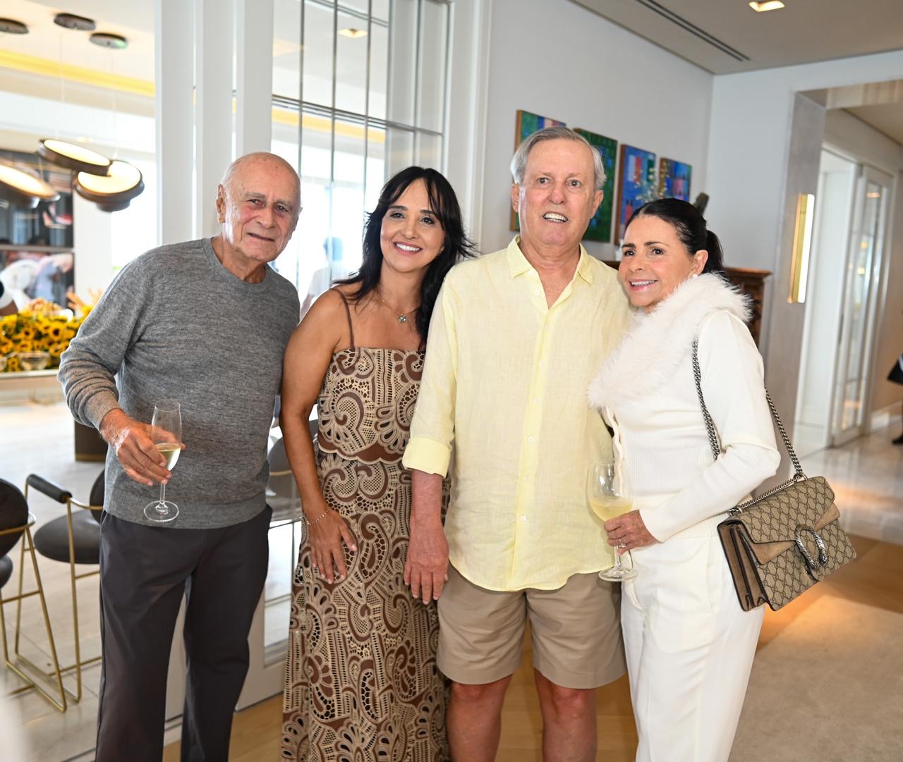 José Renato Lima, Glória Matos, Luiz Mendonça e Tina Lima