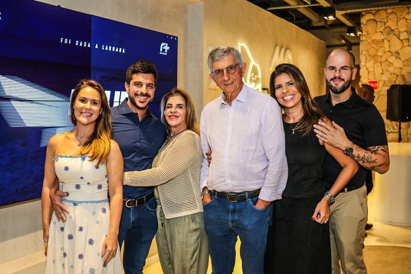 Sabrine Leão, Nilo Jorge Leão, Fátima Leão, Nilo Leão, Renata Ferraz e Kiolo