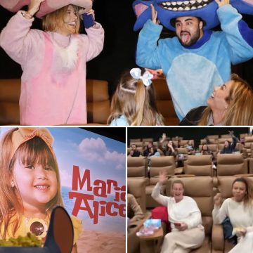 Veja como foi sessão de cinema no aniversário de Maria Alice, filha de Virgínia e de Zé Felipe