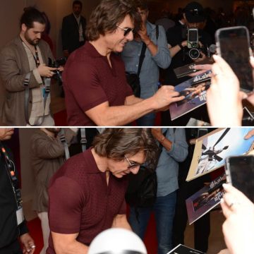 Em estreia de último ‘Missão Impossível’, Tom Cruise agita Cannes com autógrafos à moda antiga