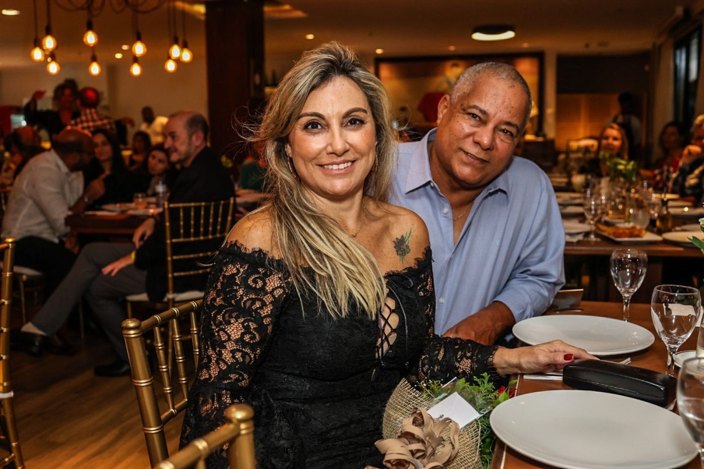 Silvia Portella e Júlio César Calmon
