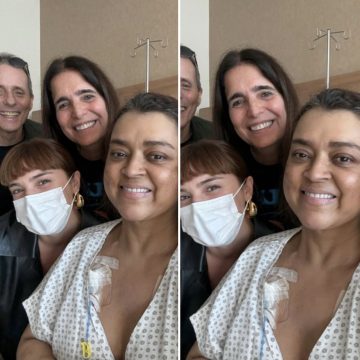 Preta Gil recebe visita de Tony Bellotto, Malu Mader e Alice Wegmann: ‘Amor infinito’