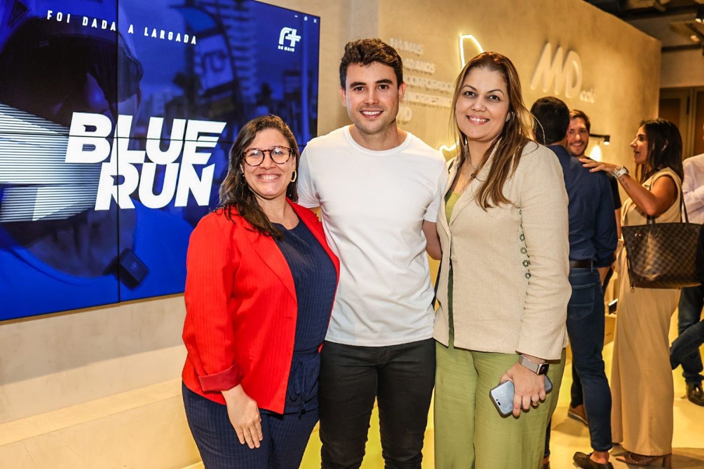 Adriana Saraiva, Ricardo Cedraz e Simone Novais