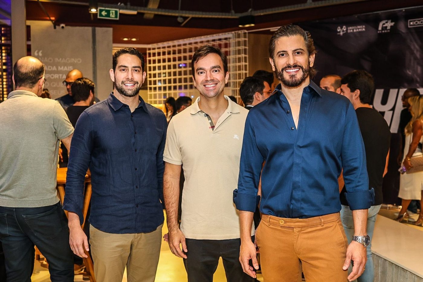Sérgio Diniz, Dylton Neto e Tiago Ayres