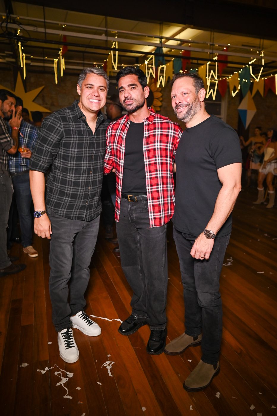 Ticiano Degasperi, Marlon Gama e Gabriel Coreia