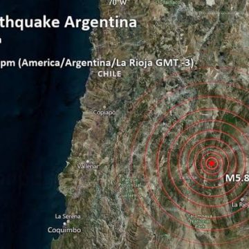 Terremoto de magnitude 5,8 atinge a Argentina e assusta moradores de La Rioja e Córdoba