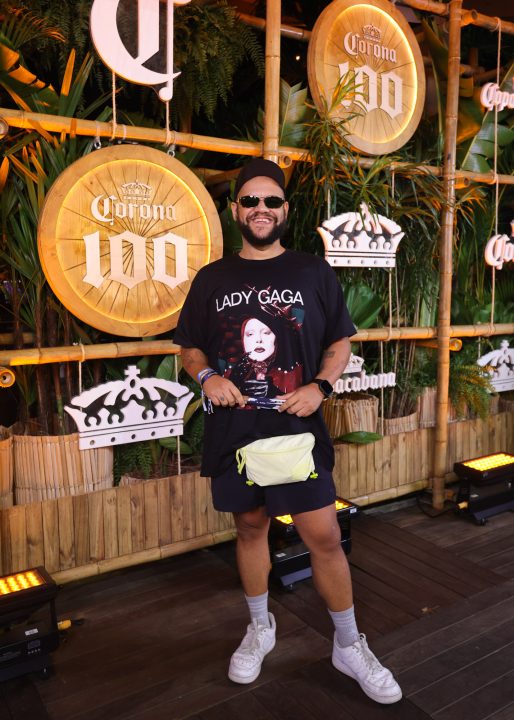 Gominho em Copacabana para o show de Lady Gaga – Foto: Brazil News