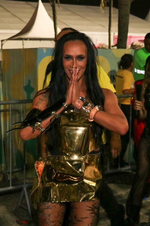 Fernanda Ganzarolli em Copacabana para o show de Lady Gaga – Foto: Brazil News