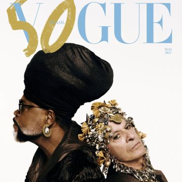 Carlinhos Brown e Ney Matogrosso estampam capa histórica da Vogue Brasil; veja