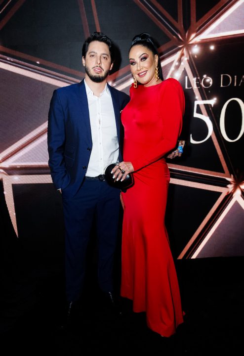 Helen Ganzarolli na festa de 50 anos de Leo Dias – Foto: Brazil News