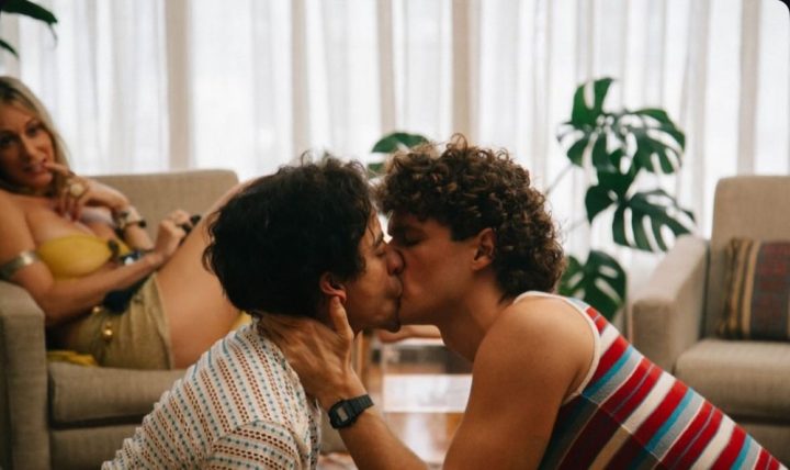 Jesuíta Barbosa e Julio Reis em “Homem com H” – Foto: Marina Vancini