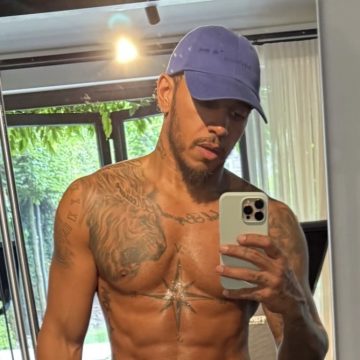Lewis Hamilton surpreende seguidores com clique sem camisa; veja fotos