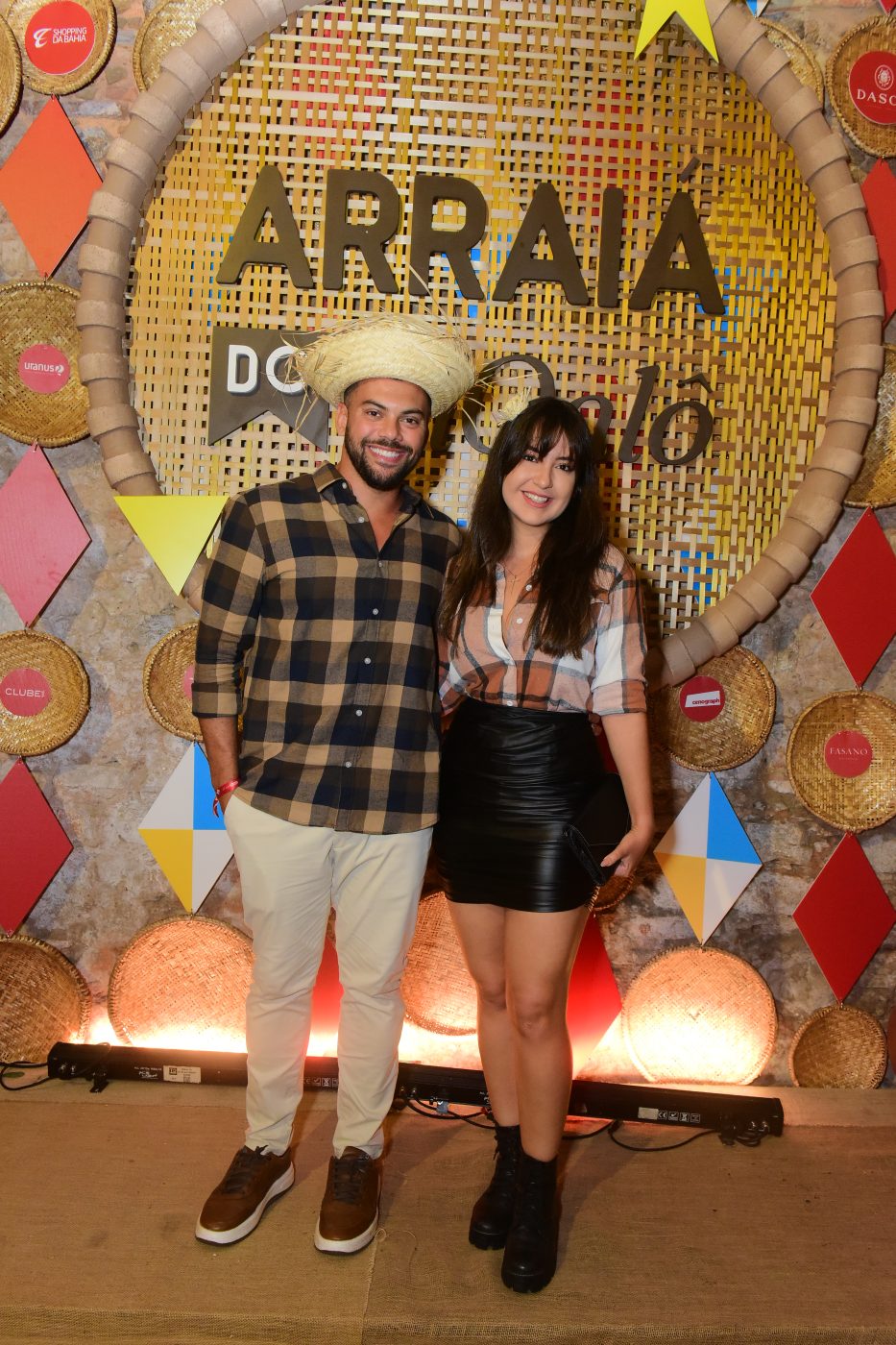 Gerson Almeida e Louise Pitanga