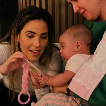 Graciele Lacerda encanta ao mostrar encontro da filha Clara com a irmã Wanessa Camargo