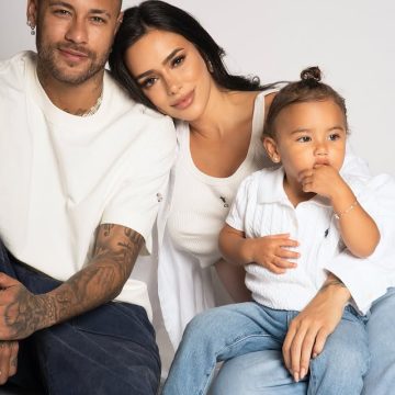 Filha de Neymar, Mavie esbanja fofura ao usar camisa em homenagem ao pai: “Melhor amigo”