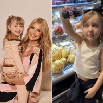Ana Paula Siebert diverte ao mostrar filha fazendo compras no mercado: ‘Vicky dona de casa’