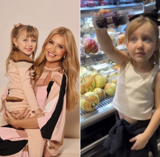 Ana Paula Siebert diverte ao mostrar filha fazendo compras no mercado: ‘Vicky dona de casa’